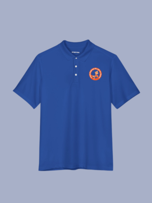 Classic Printed Polo T-Shirt – Micro Polyester